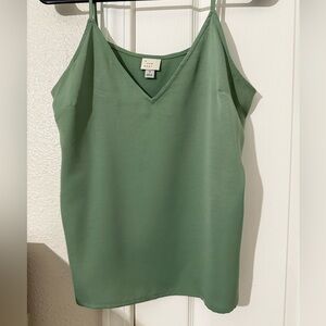 a new day Sage Green V-Neck Camisole